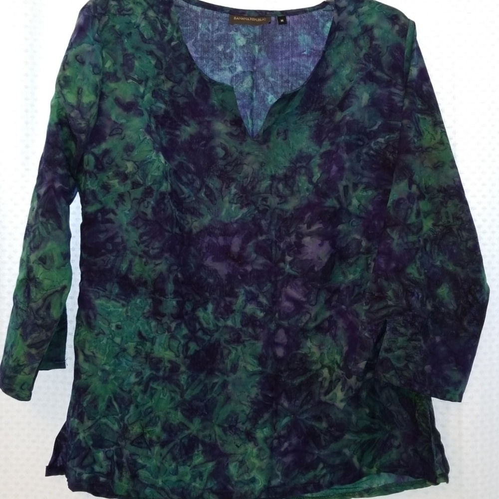 Banana Republic Watercolor Tunic